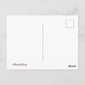 Abstrakte Landschaft Postkarte (Rückseite)