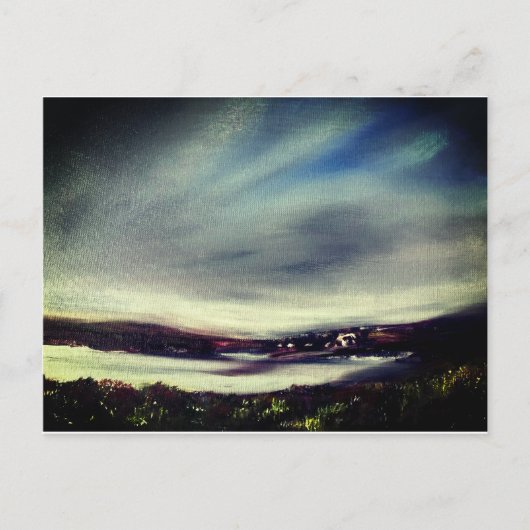 Abstrakte Landschaft Postkarte (Vorderseite)
