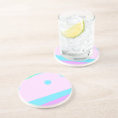 Abstrakte Landschaft Sandstein Untersetzer (Seite)