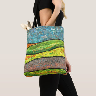 Abstrakte Landschaft Tasche