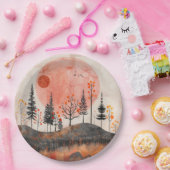 Abstrakte Landschaft von Boho (13) Pappteller (Party)