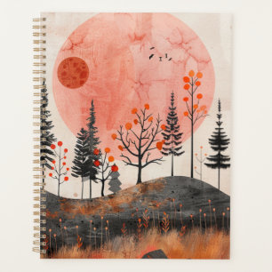 Abstrakte Landschaft von Boho (13) Planer