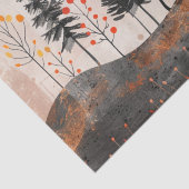 Abstrakte Landschaft von Boho (13) Seidenpapier (Detail)