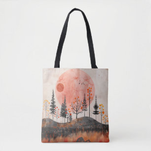Abstrakte Landschaft von Boho (13) Tasche