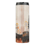 Abstrakte Landschaft von Boho (13) Thermosbecher (Rückseite)