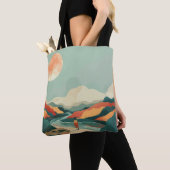 Abstrakte Landschaft von Boho (14) Tasche (Von Nahem)