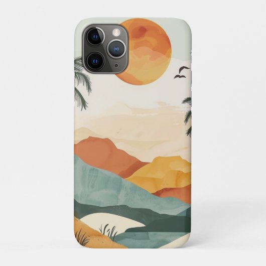 Abstrakte Landschaft von Boho (16) Case-Mate iPhone Hülle (Rückseite)