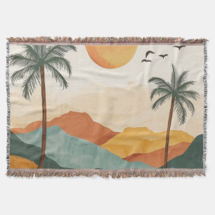 Abstrakte Landschaft von Boho (16) Decke