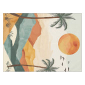 Abstrakte Landschaft von Boho (16) Tischdecke (Vorderseite (Horizontal))