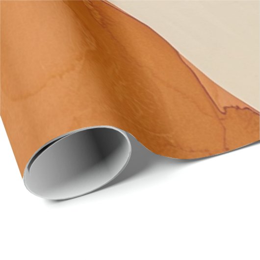 Abstrakte Landschaft von Boho (17) Geschenkpapier (Rolleneckpunkt)