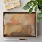 Abstrakte Landschaft von Boho (17) Seidenpapier (Geschenk)