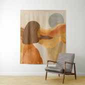 Abstrakte Landschaft von Boho (17) Wandteppich (Beispiel)