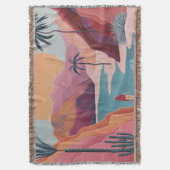Abstrakte Landschaft von Boho (18) Decke (Vorderseite Vertikal)