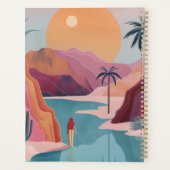 Abstrakte Landschaft von Boho (18) Planer (Rückseite)
