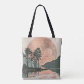 Abstrakte Landschaft von Boho (1) Tasche (Rückseite)