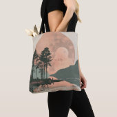 Abstrakte Landschaft von Boho (1) Tasche (Von Nahem)