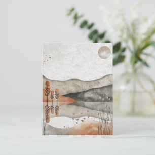 Abstrakte Landschaft von Boho (3) Postkarte