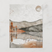 Abstrakte Landschaft von Boho (3) Postkarte (Vorderseite)