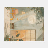 Abstrakte Landschaft von Boho (6) Fleecedecke (Vorderseite (Horizontal))