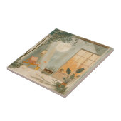 Abstrakte Landschaft von Boho (6) Fliese (Seite)