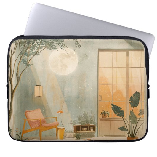 Abstrakte Landschaft von Boho (6) Laptopschutzhülle (Vorderseite)