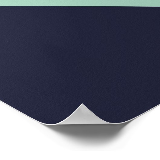 Abstrakte Landschaft von Boho Poster (Ecke)