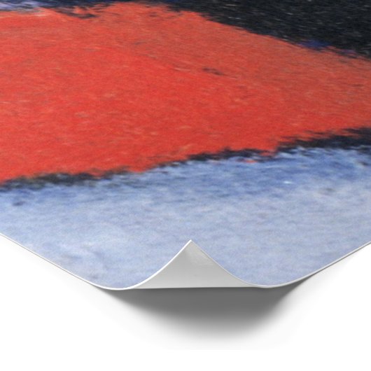 Abstrakte Landschaft von Henry Lyman Sayen, Poster (Ecke)