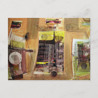 Abstrakte Landschaft von Potosi Bolivien 30,6x21,3 Postkarte