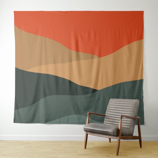 Abstrakte Landschaft Wandteppich (Beispiel (Horizontal))