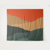 Abstrakte Landschaft Wandteppich (Vorderseite (Horizontal))