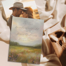 Abstrakte Landschaft Wildblume Wiesen Hochzeit Fot