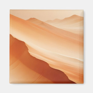 Abstrakte Landschaft Wüste Natur Hintergrund Kunst Magnet