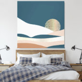 Abstrakte Landschaften Leinwanddruck (Insitu (Schlafzimmer))