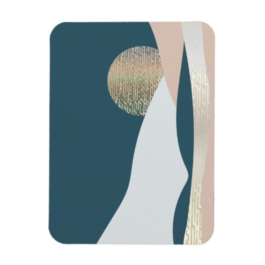 Abstrakte Landschaften Magnet (Vertikal)