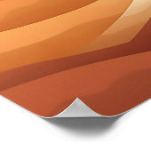 Abstrakte Landschaftsdarstellung Poster (Ecke)