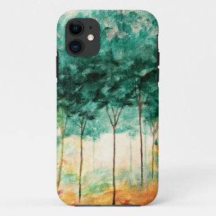 Abstrakte Landschaftskunst-Baum-Waldmalerei Case-Mate iPhone Hülle