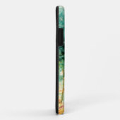 Abstrakte Landschaftskunst-Baum-Waldmalerei Case-Mate iPhone Hülle (Hinten/Rechts)