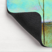 Abstrakte Landschaftskunst-einzige dünne Mousepad (Ecke)