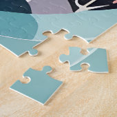 Abstrakte Landschaftskunst Puzzle (Seite)