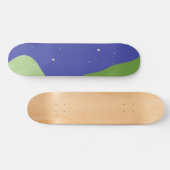 abstrakte Landschaftskunst Skateboard (Horizontal)