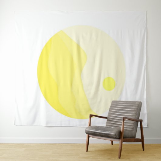 abstrakte Landschaftskunst Wandteppich (Beispiel (Horizontal))