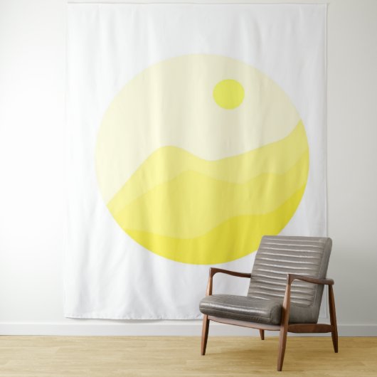 abstrakte Landschaftskunst Wandteppich (Beispiel)