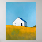 Abstrakte Landschaftsmalerei, farbenfrohe moderne Poster (Vorne)