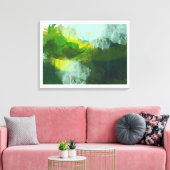 abstrakte Landschaftsmalerei Leinwanddruck (Insitu (Wohnzimmer))