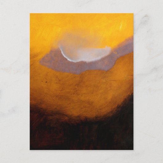 Abstrakte Landschaftsmalerei mit Cloud Postkarte (Vorderseite)