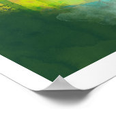 abstrakte Landschaftsmalerei Poster (Ecke)