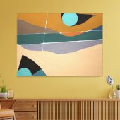 Abstrakte Landschaftsölgemälde Leinwand drucksvoll (Insitu (Wohnzimmer))