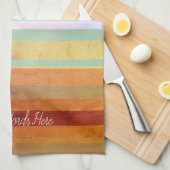 Abstrakte Landschaftsstreifen und Ihre Worte Handtuch (Viertel Falte)