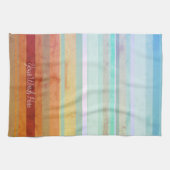 Abstrakte Landschaftsstreifen und Ihre Worte Handtuch (Horizontal)