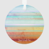 Abstrakte Landschaftsstreifen und Ihre Worte Ornament (Rückseite)